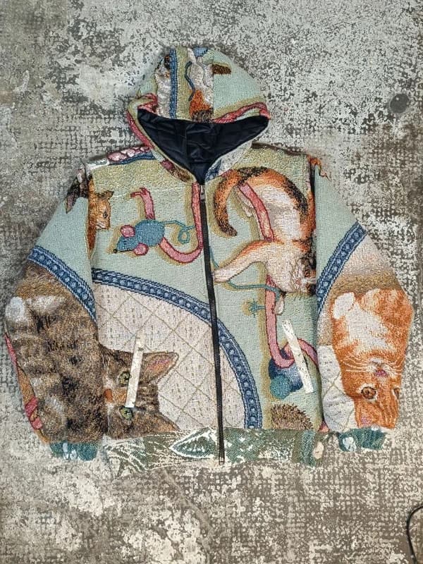 Cat Print Tapestry